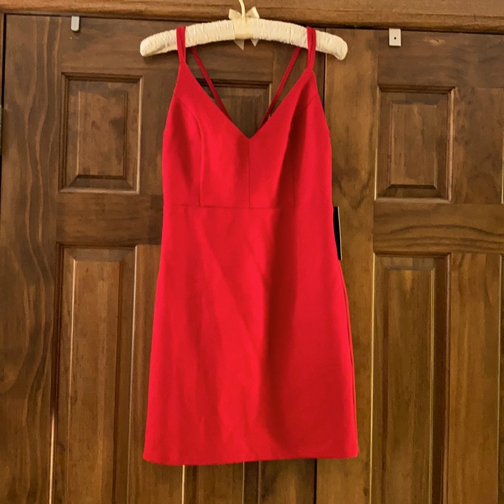 Lulus Red Bodycon Mini Dress S